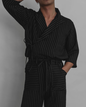 WRAP LINEN TOP