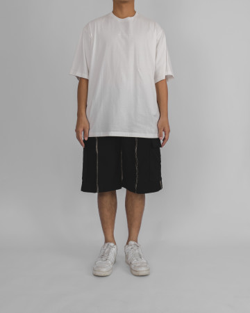DECONSTRUCTED BASKETBALL SHORTS - BLACK