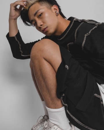 DECONSTRUCTED BASKETBALL SHORTS - BLACK