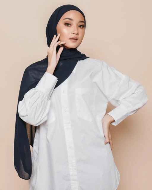 Image of Pashmina Blue Black