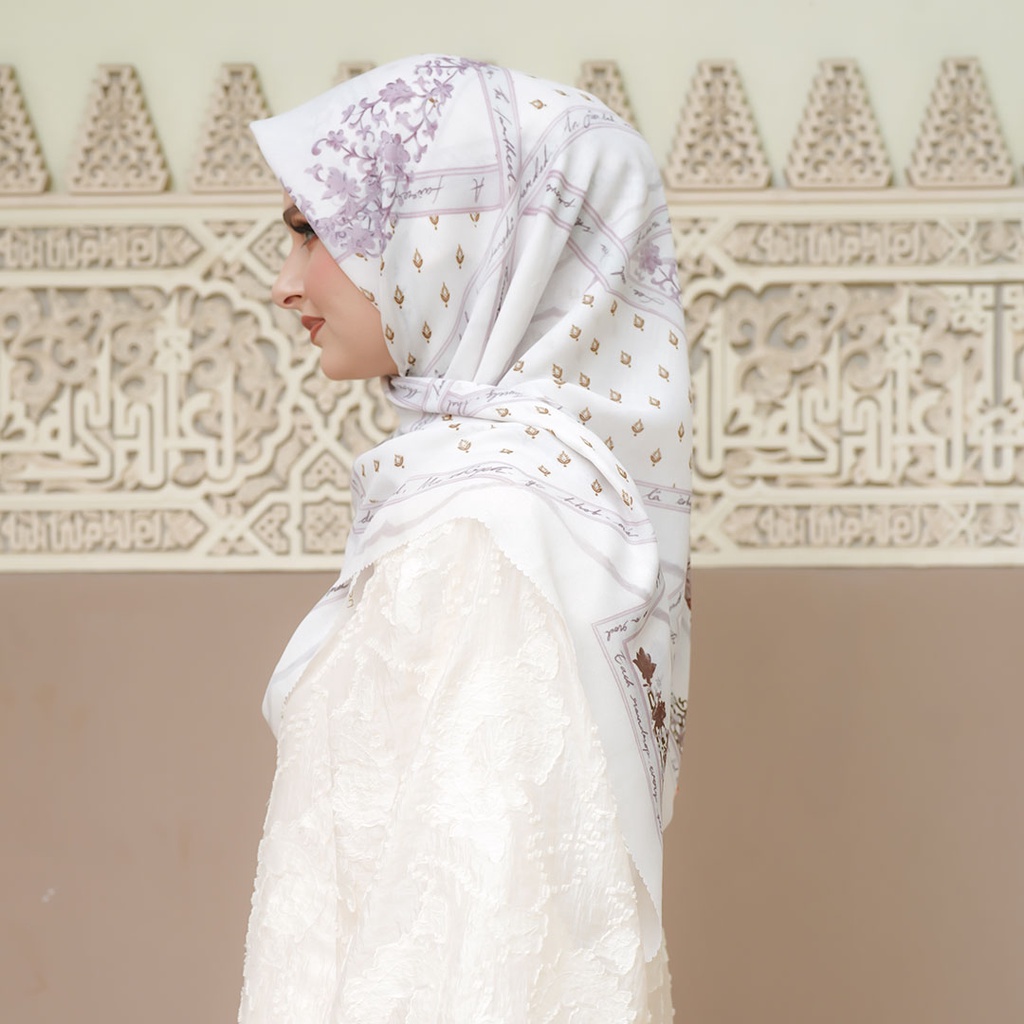 Rumi Poems Sherene White Scarf