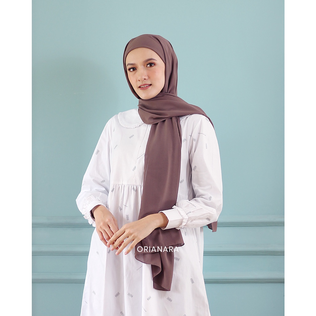Orianara - Sausan Pashmina Instan Mocca