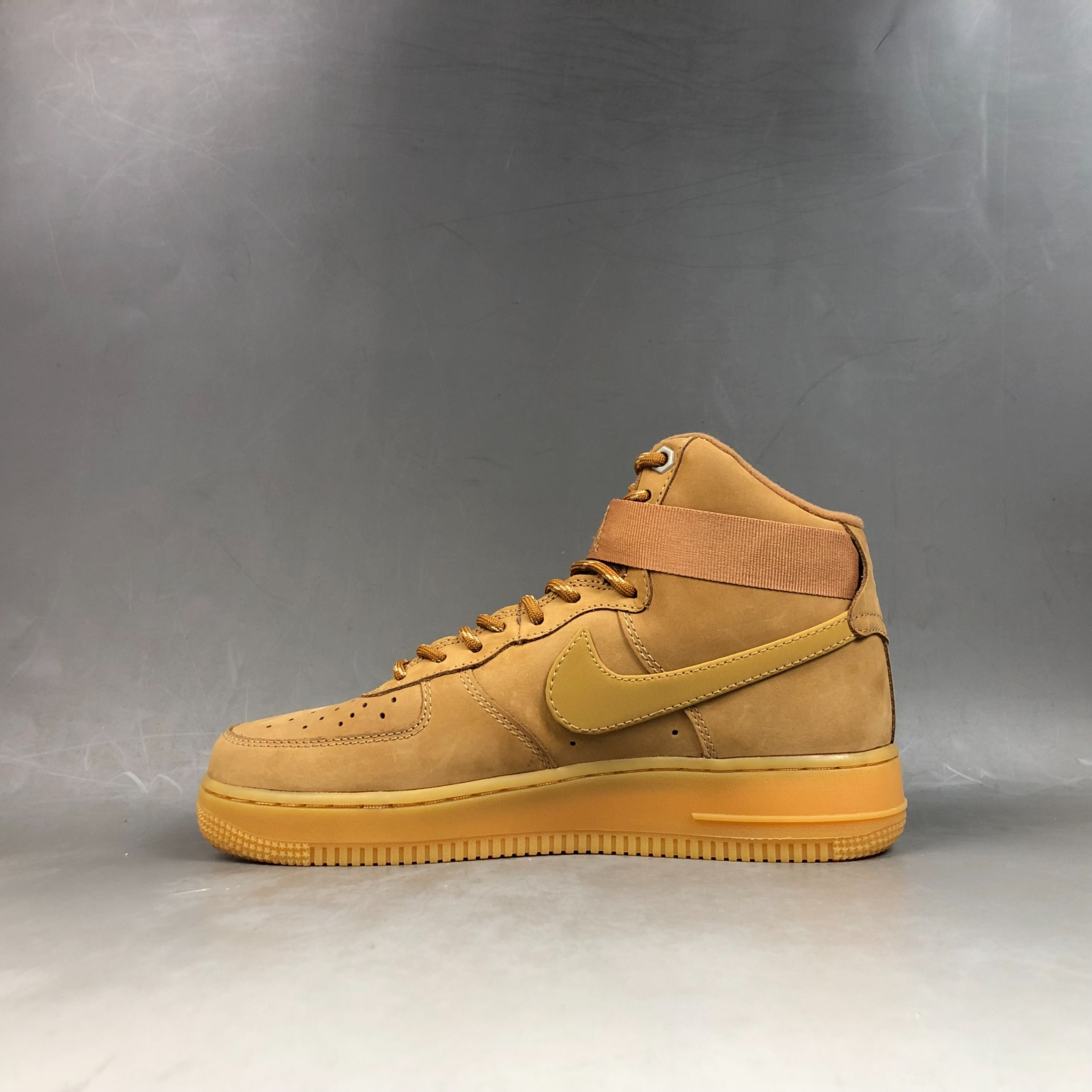 nike air force 1 high flax wheat