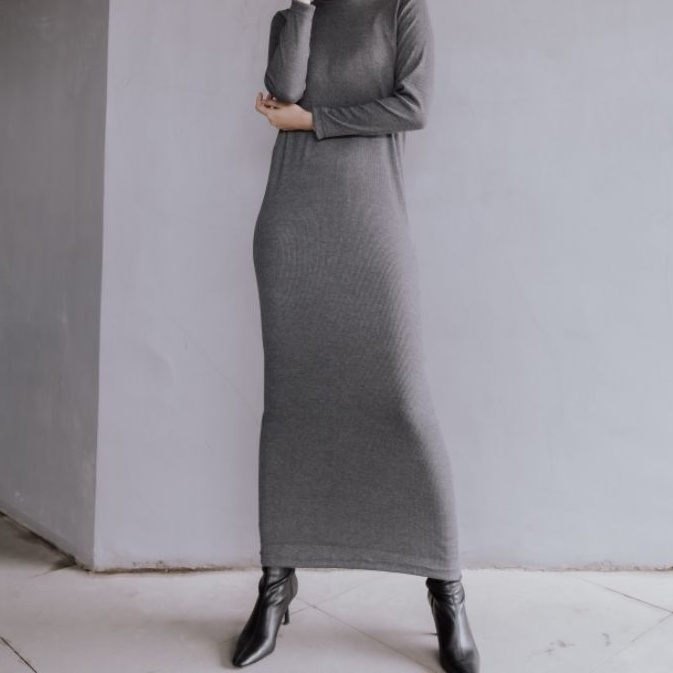Monoxroom - Ribbed Knit Dress