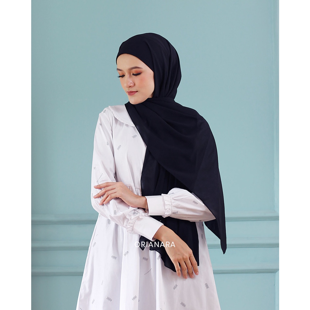Orianara - Sausan Pashmina Instan Black