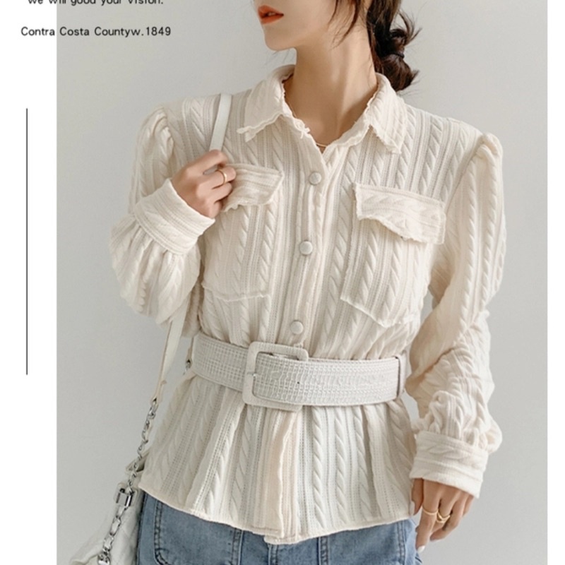 HI921 Atasan + Belt Import
