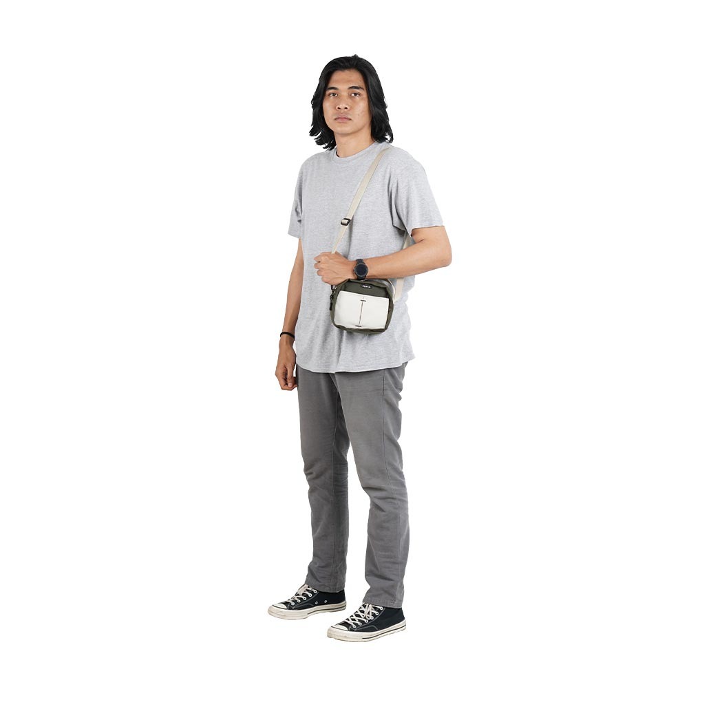 PAXTA SLING BAG 03 OLIVE CREAM