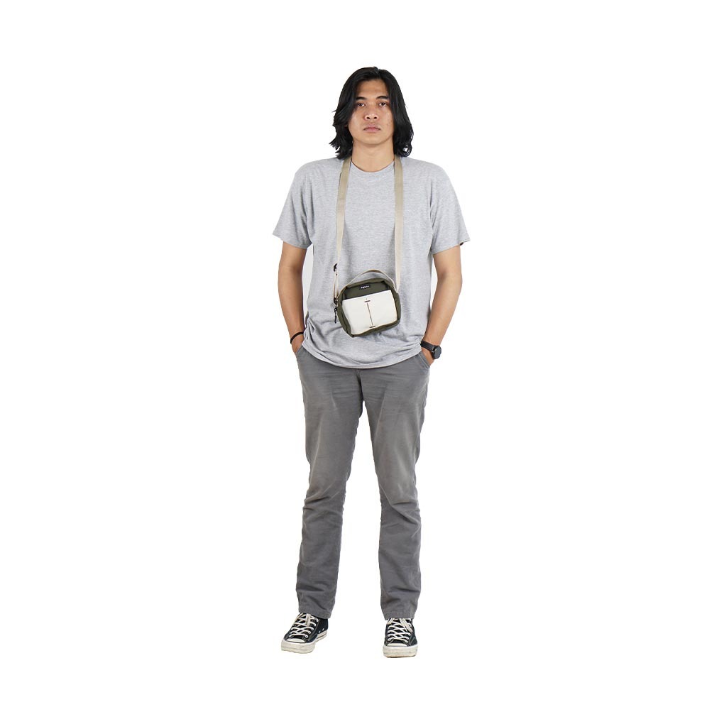 PAXTA SLING BAG 03 OLIVE CREAM