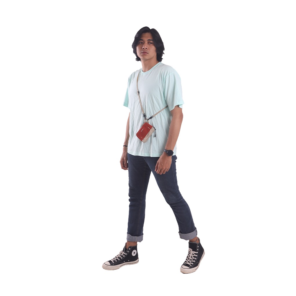 BOLSO DECIMO TERRACOTTA CREAM