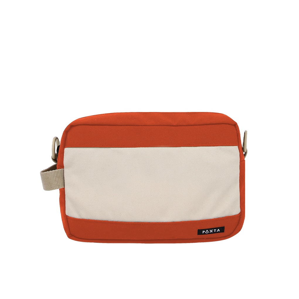 PAXTA HANDBAG 01 TERRACOTTA CREAM