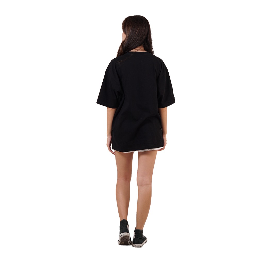 Esgotado Oversize T-Shirt Basic Logo 01 Black