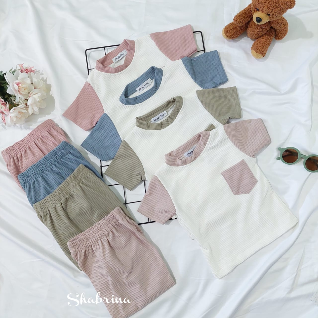 One Set Waffle by Shabrina