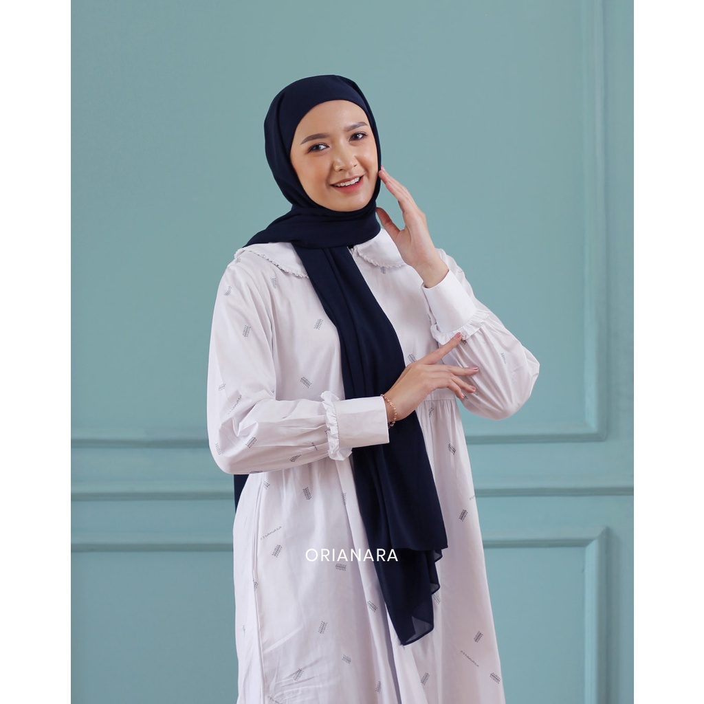 Orianara - Sausan Pashmina Instan Navy