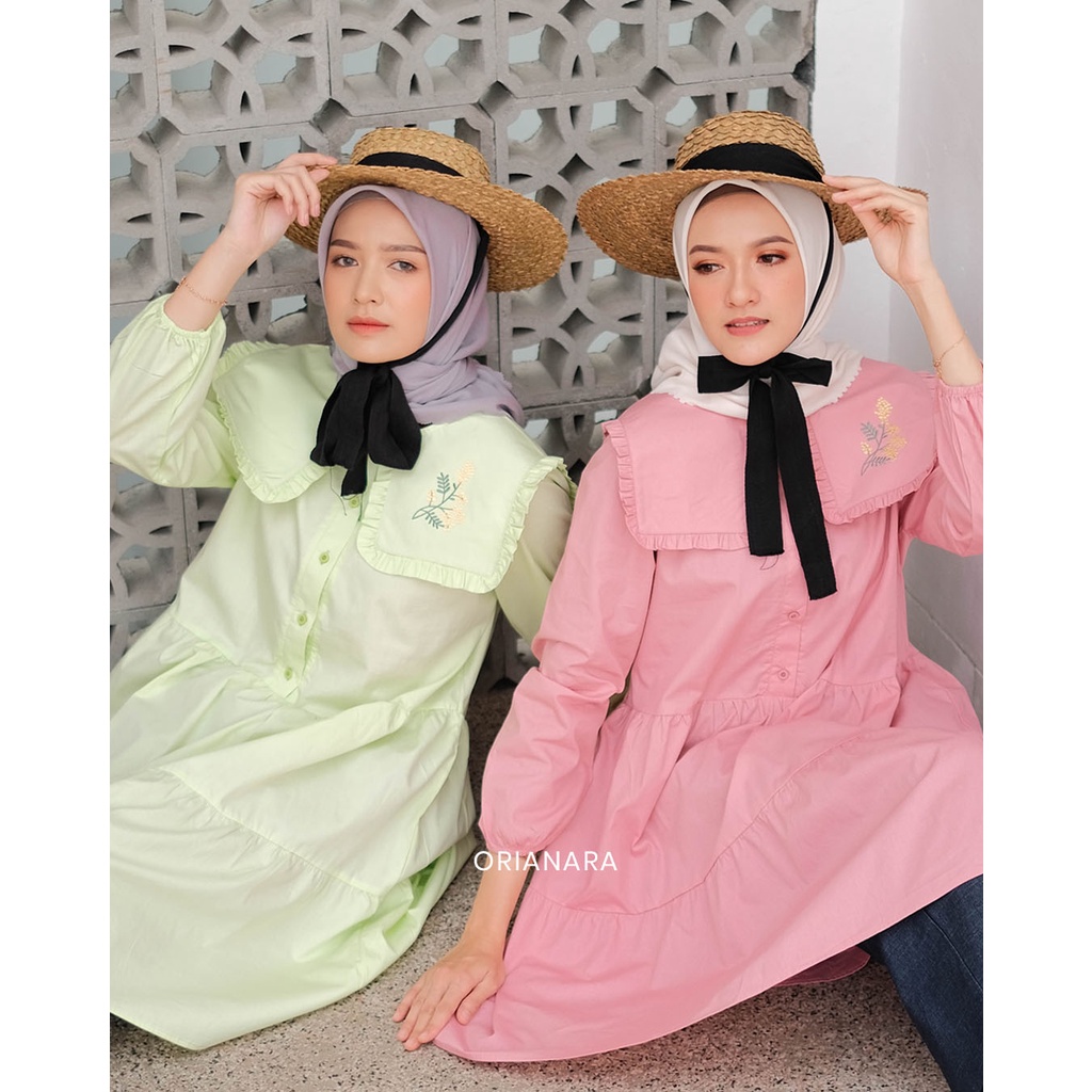 Eshal Tunik Coral Pink