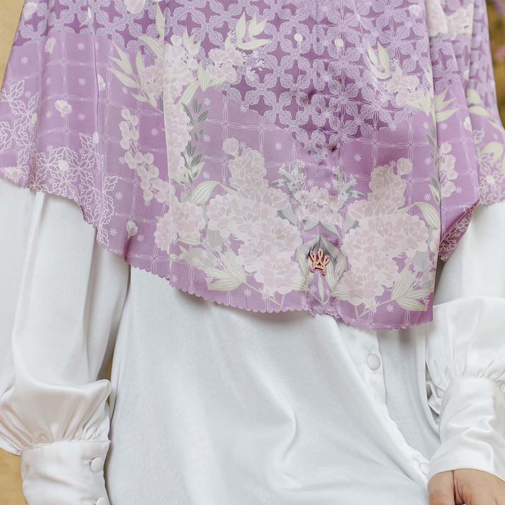 Serampai Purple Bergo