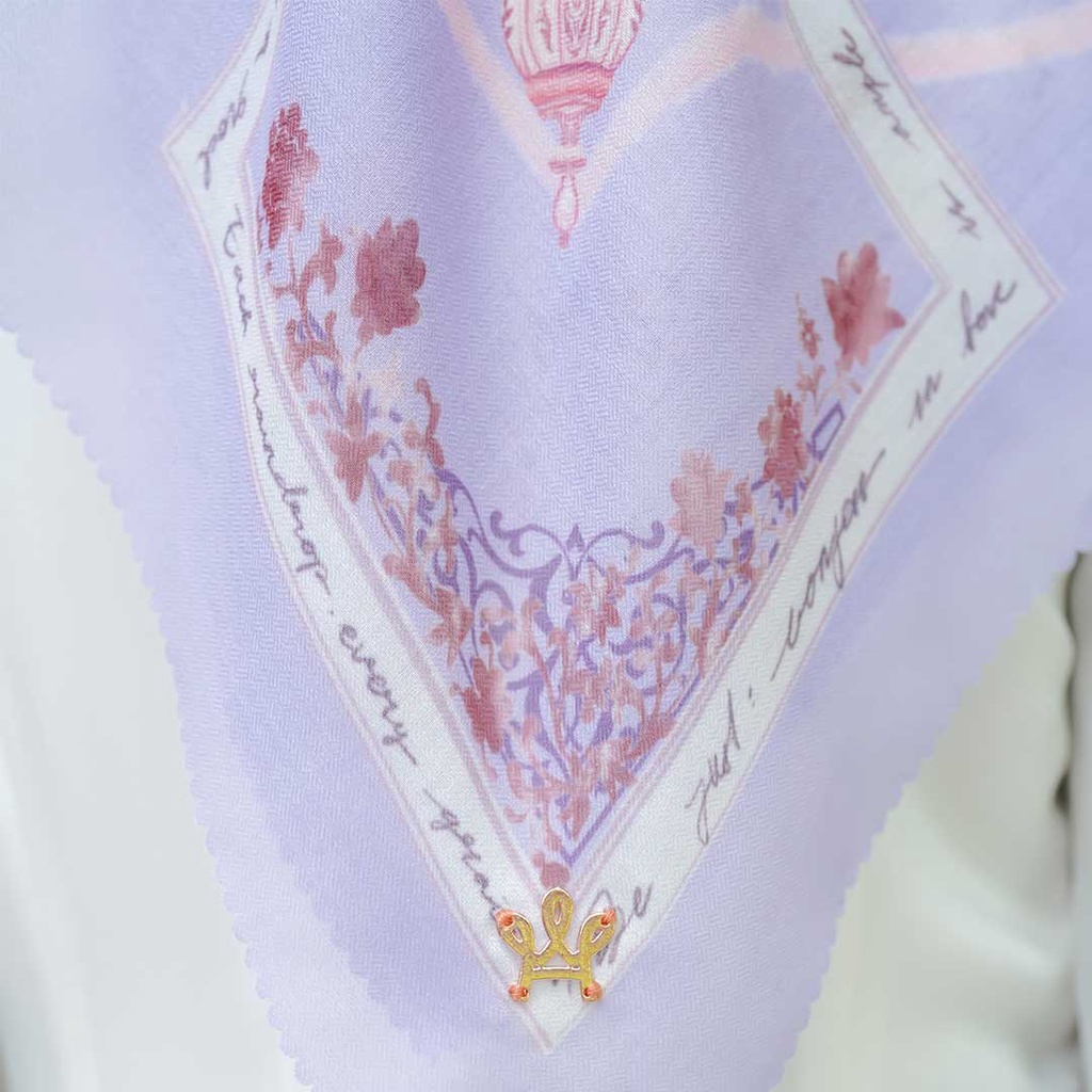 Rumi Poems Layla Lilac Scarf