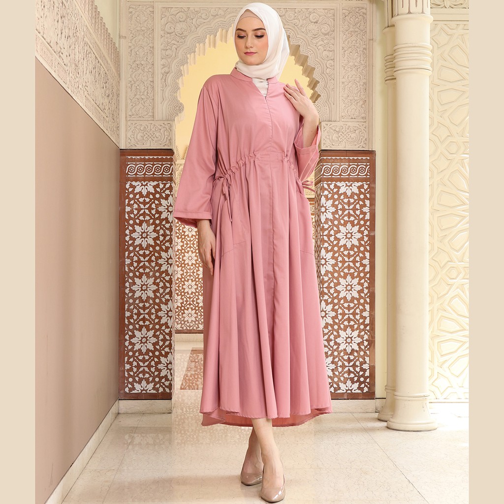 Amalia Dress - Gamis Serut Katun V Busui