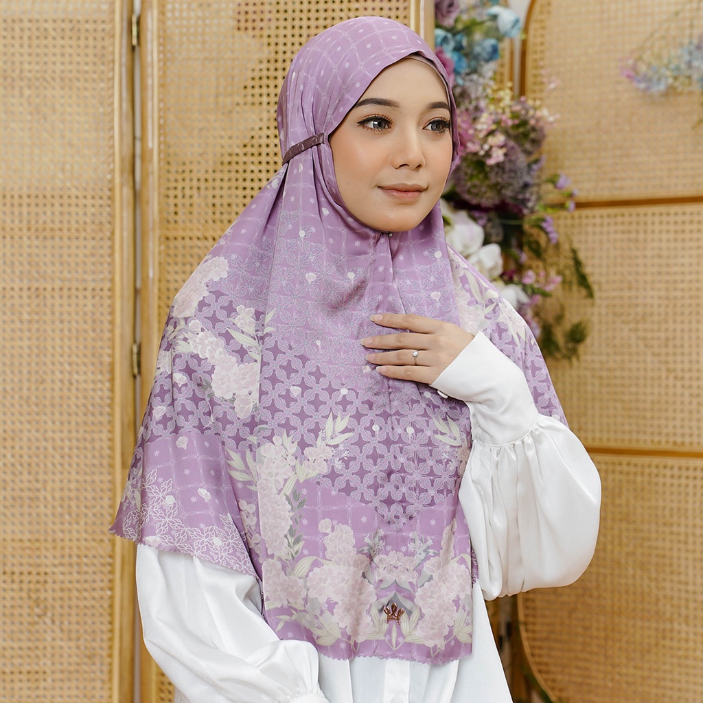 Serampai Purple Bergo