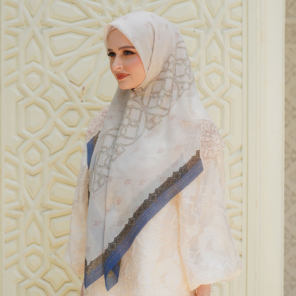 Persian Zeru White Scarf
