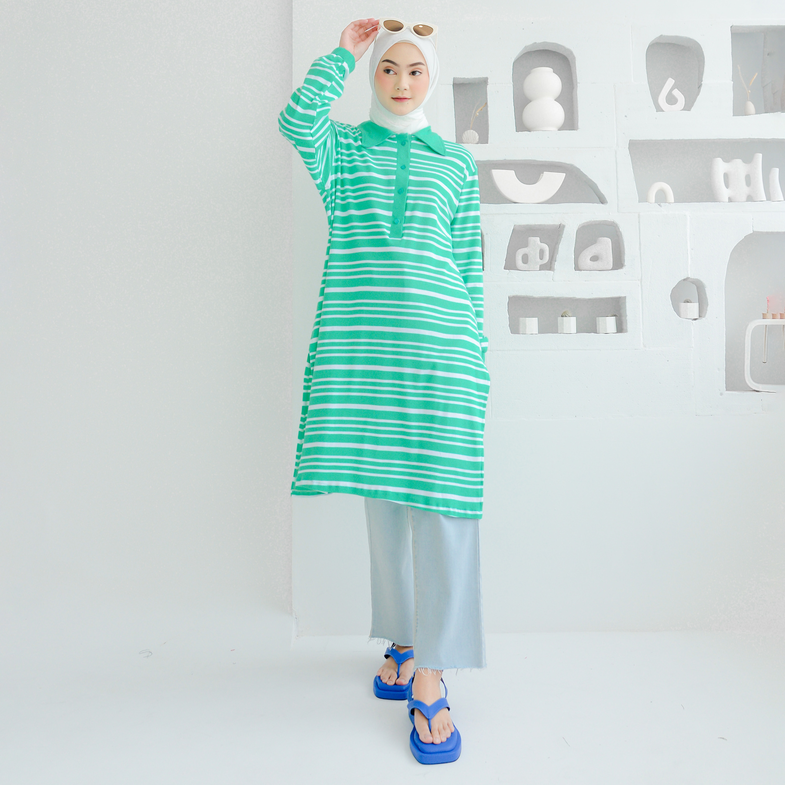 Celina Polo Tunik Grass