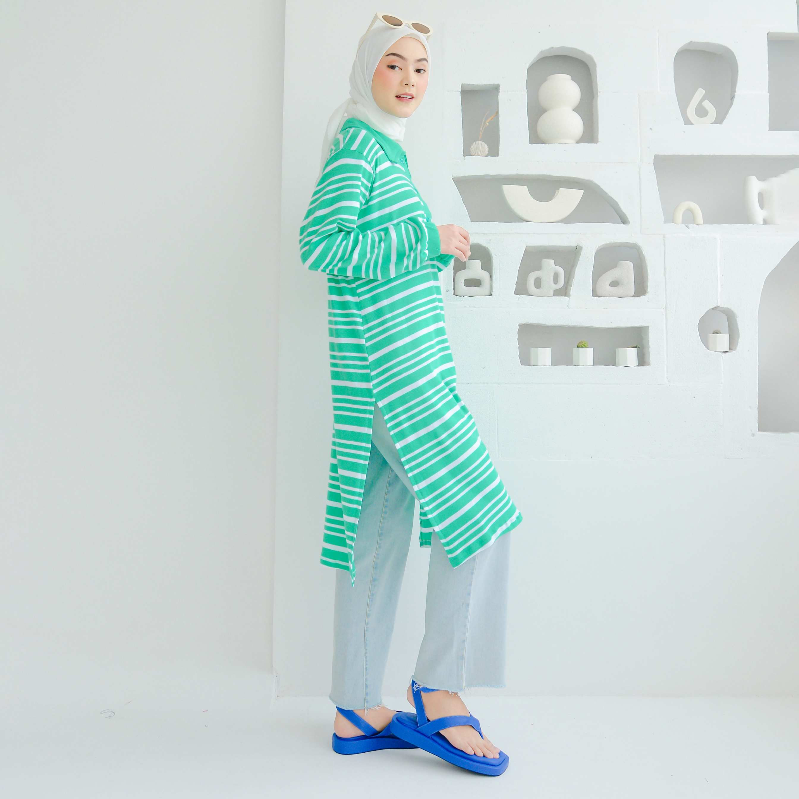 Celina Polo Tunik Grass