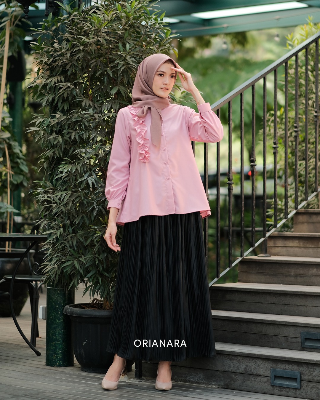 Pleated Skirt Black