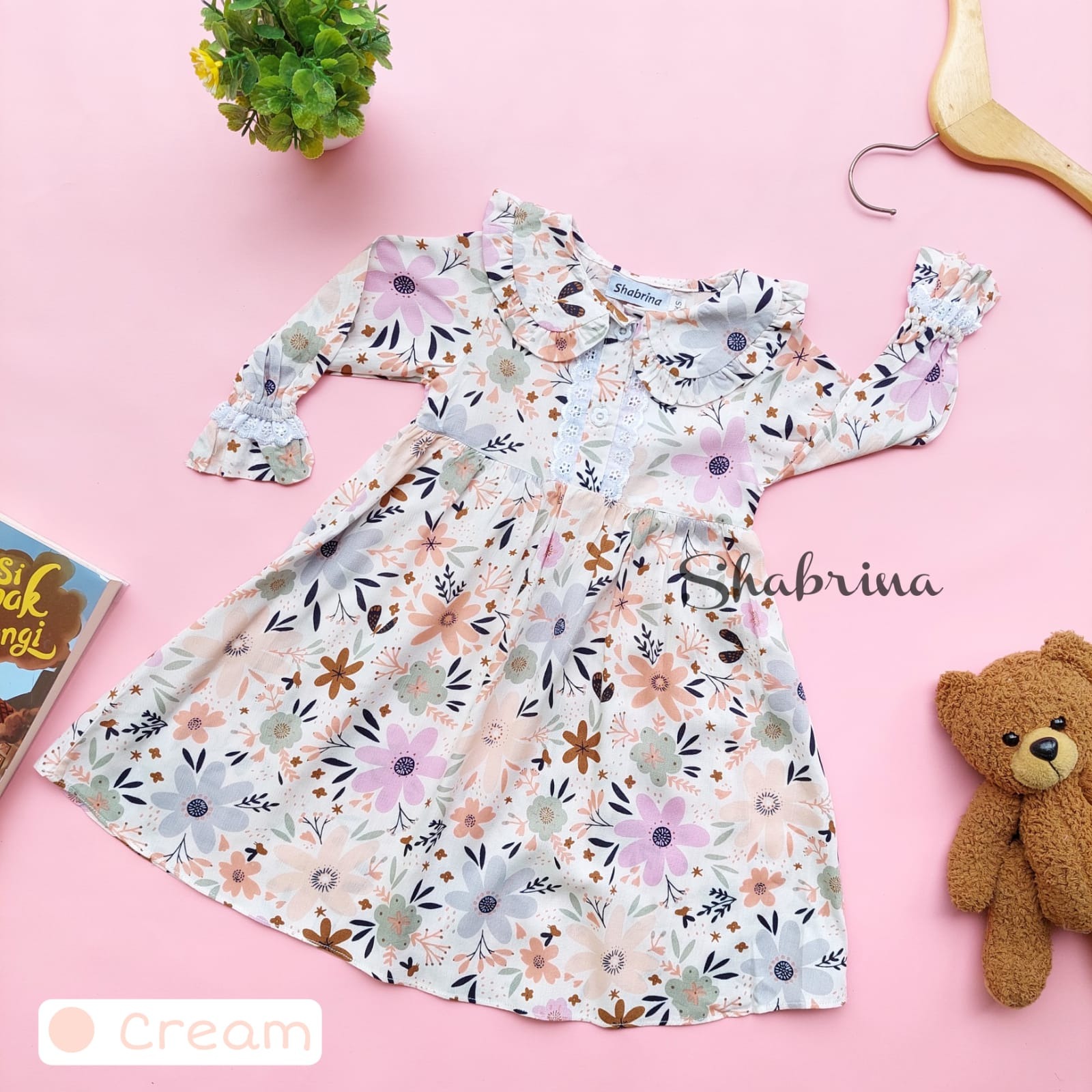 Gamis Kamila (Hanya Gamis) size XL, XXL, 3XL, 4XL by Shabrina