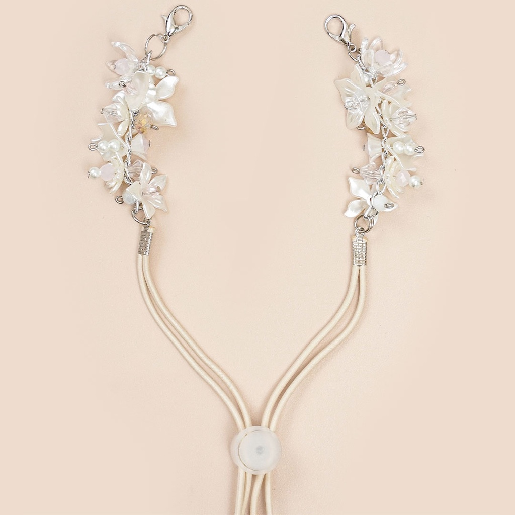 Shena Mask Strap White