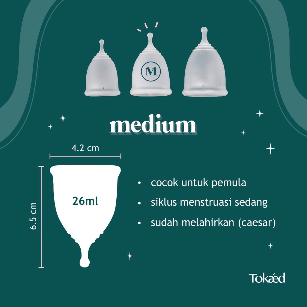 TOKAED Menstrual Cup | SOS PERIOD KIT period cup transparent lubricant mens cup eco friendly