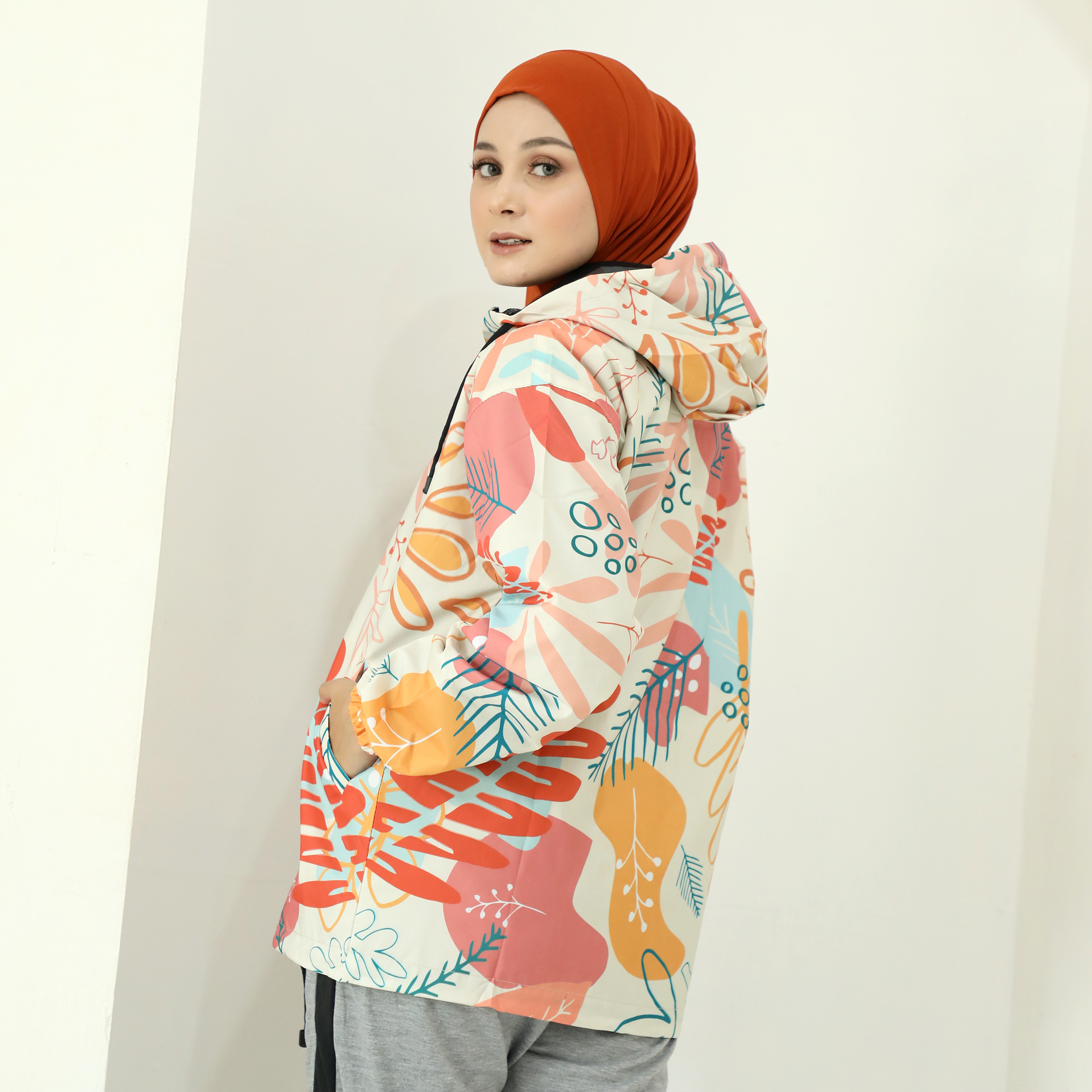 Davina Printed Jacket Anak dan Dewasa