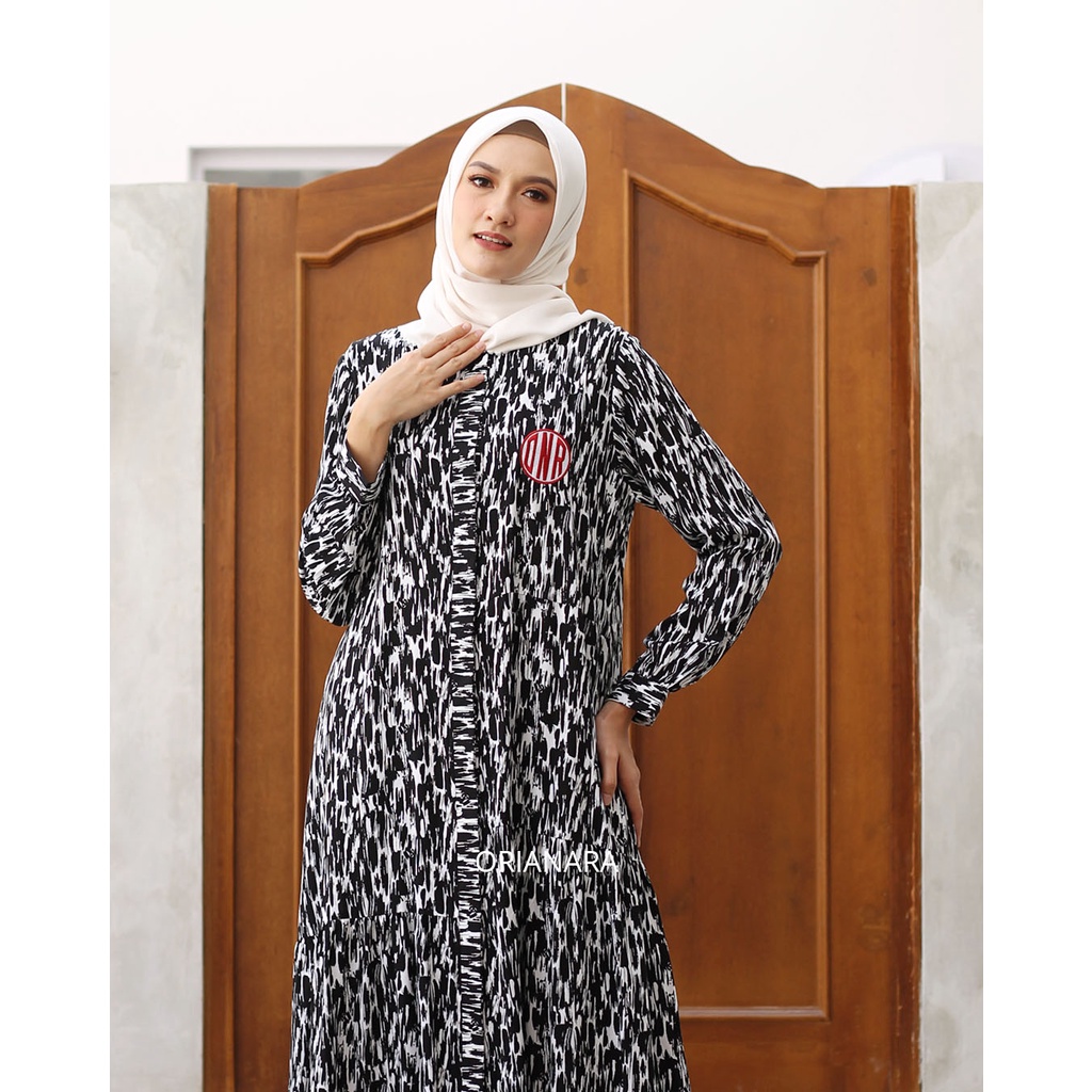 Orianara - Anniken Dress Black Zebra