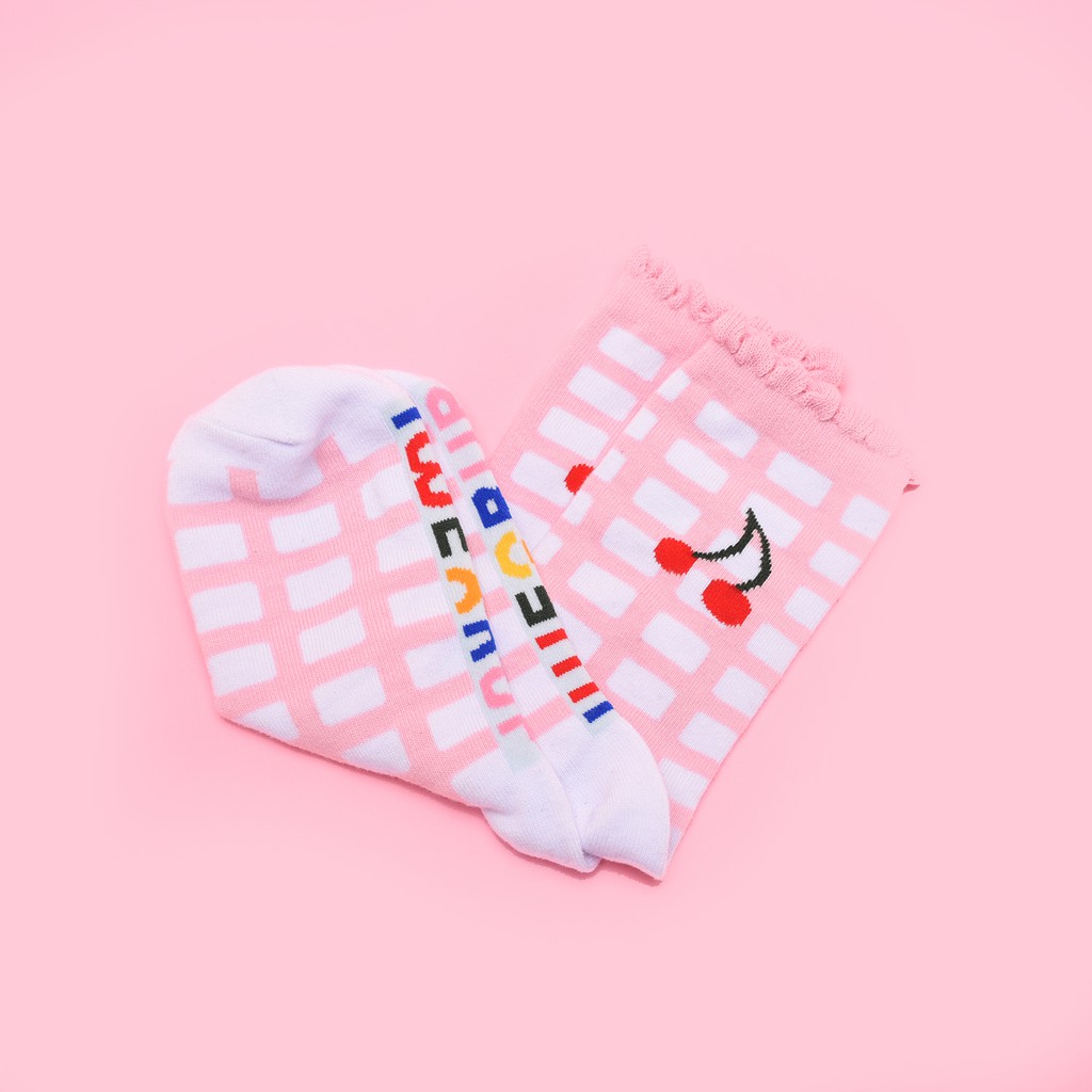 Eat Cherry Socks
