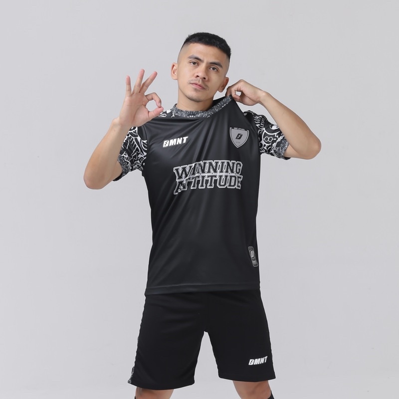 DMNT Jersey Tessel Black