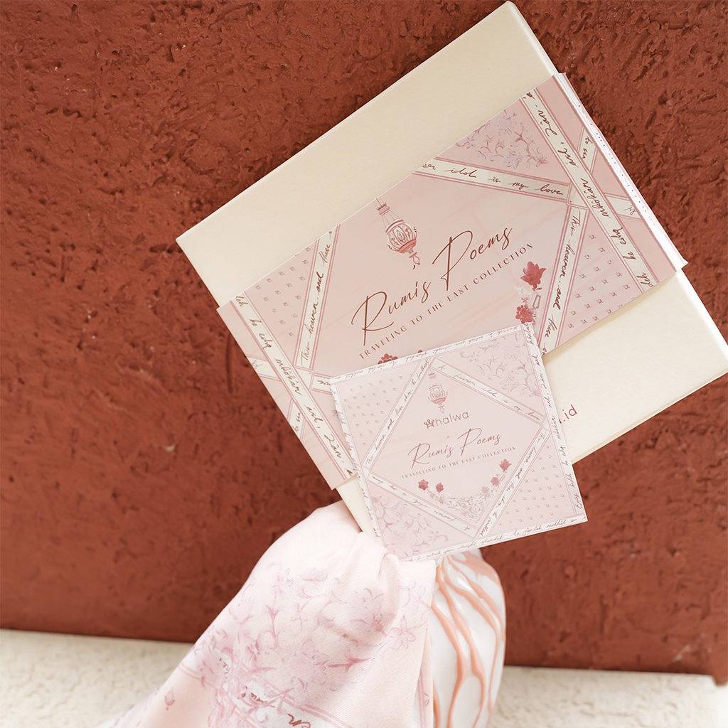 Rumi Poems Huma Gold Scarf