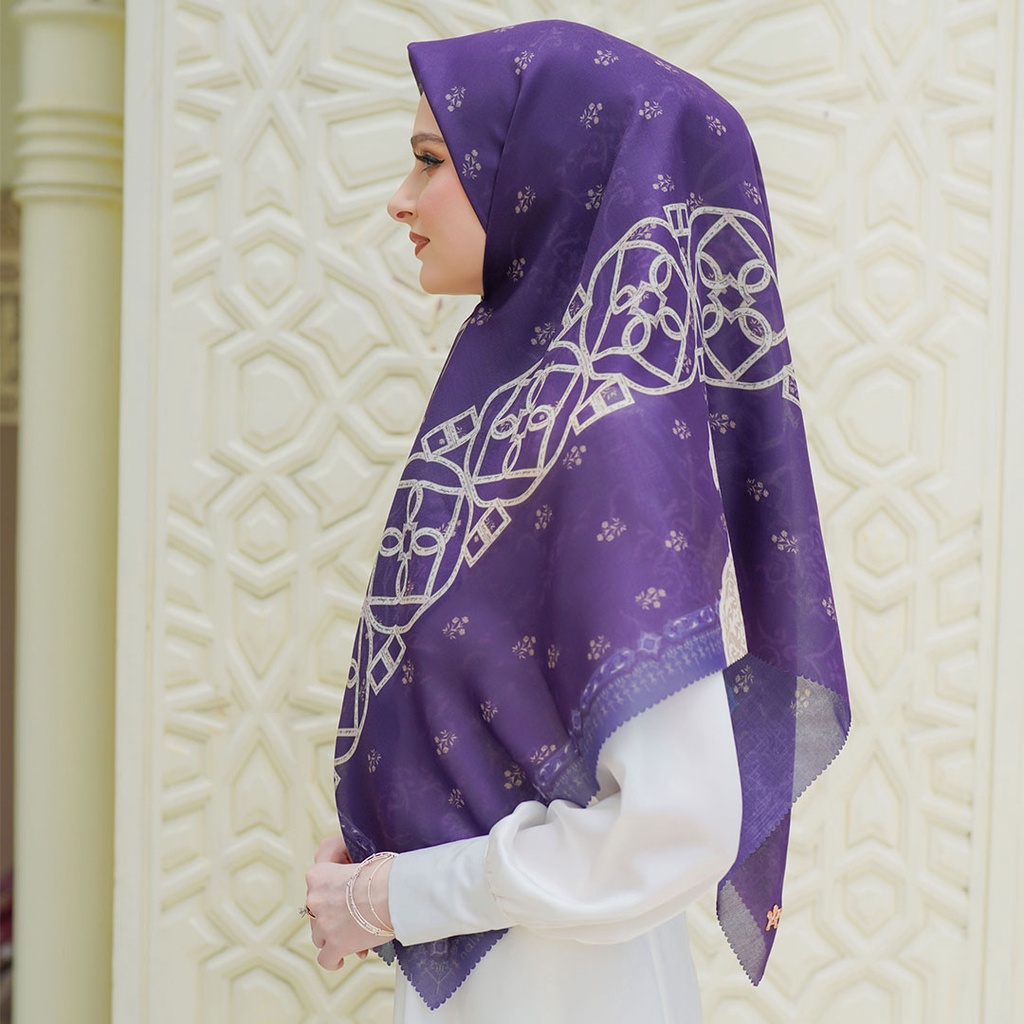 Persian Fareena Plum Scarf