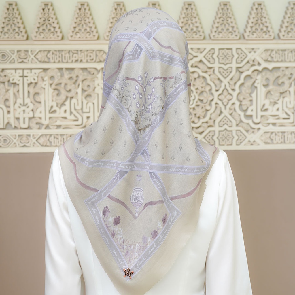 Rumi Poems Huma Gold Scarf
