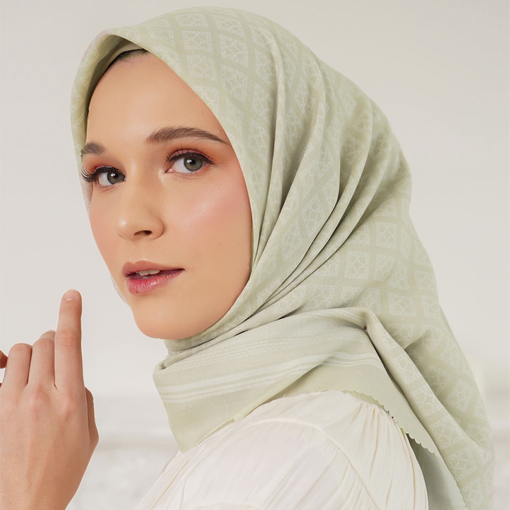 Mahasti Aloe Monogram Scarf