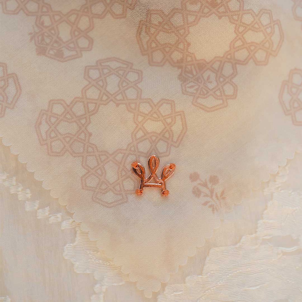 Persian Zeru White Scarf
