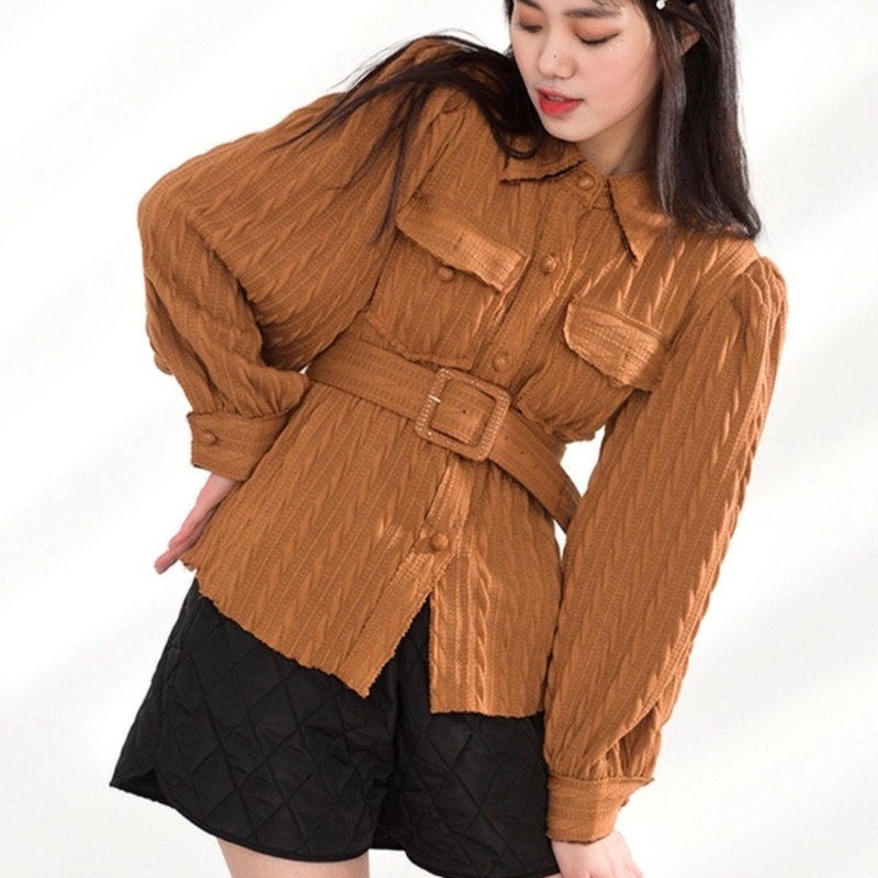 HI921 Atasan + Belt Import