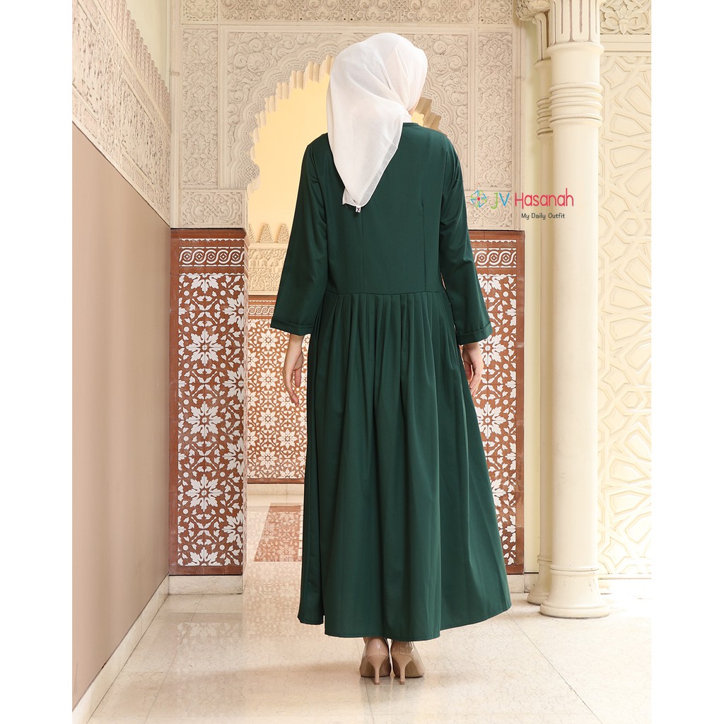 Faiza Rample Dress - Gamis Katun Rample Allsize