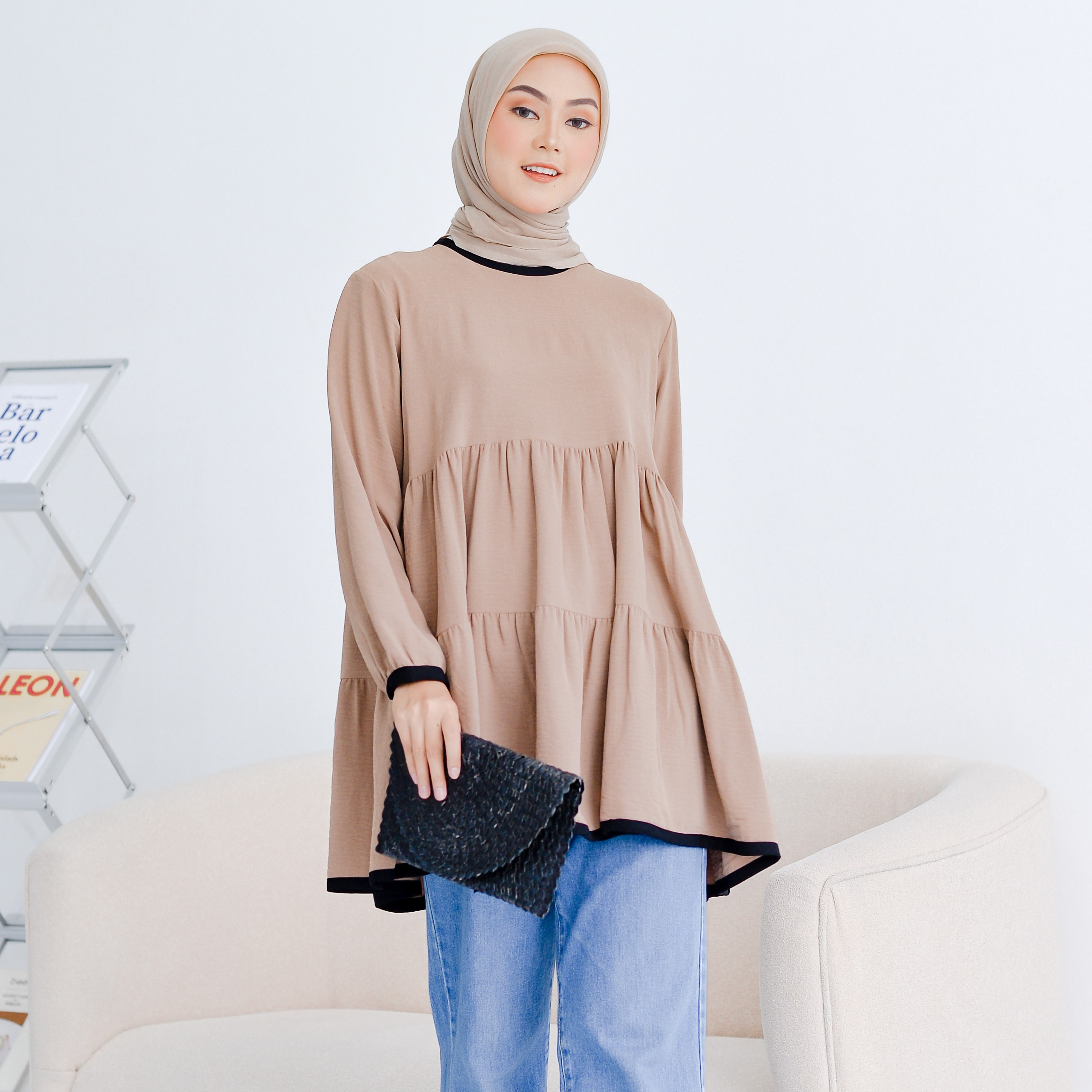 Esly Tunik Plain Coffee
