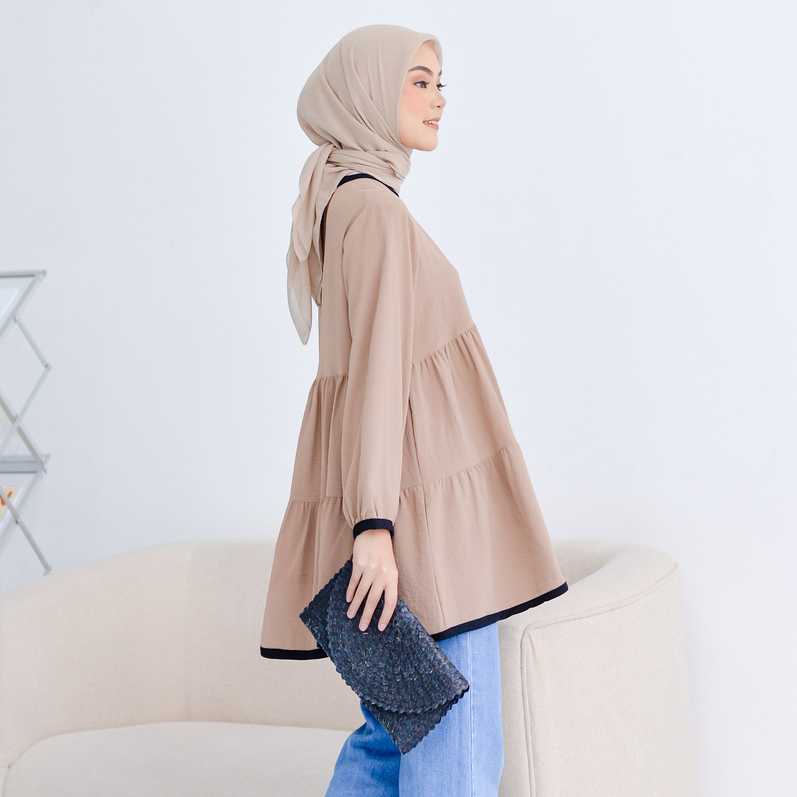 Esly Tunik Plain Coffee