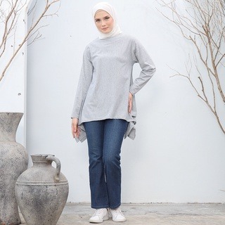 Simple Misty Stripes Blouse - Simple Blouse Salur