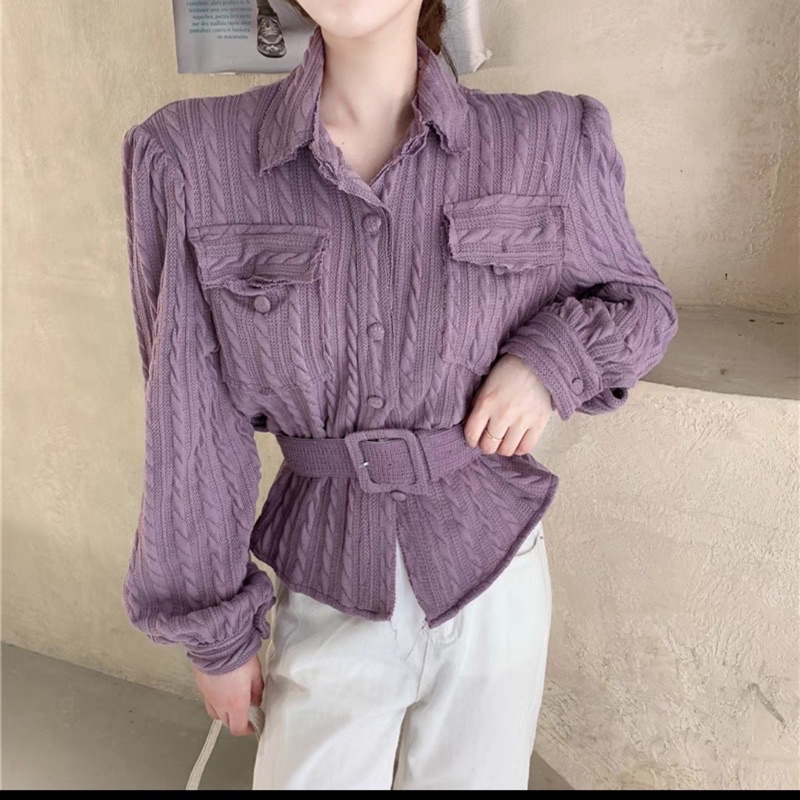 HI921 Atasan + Belt Import