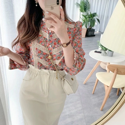 Image of HI923 Ernesta Floral Shirt