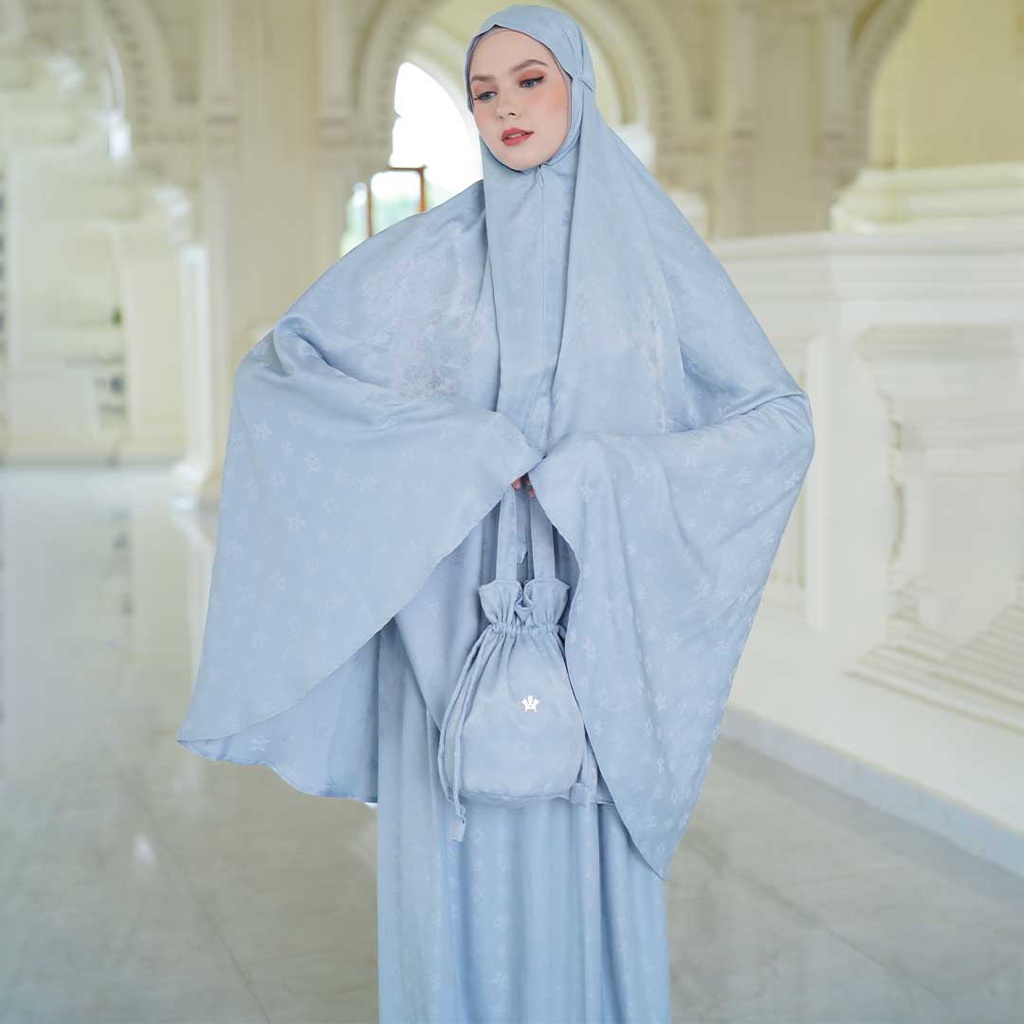 Syahira Lavender Grey Prayer Robe