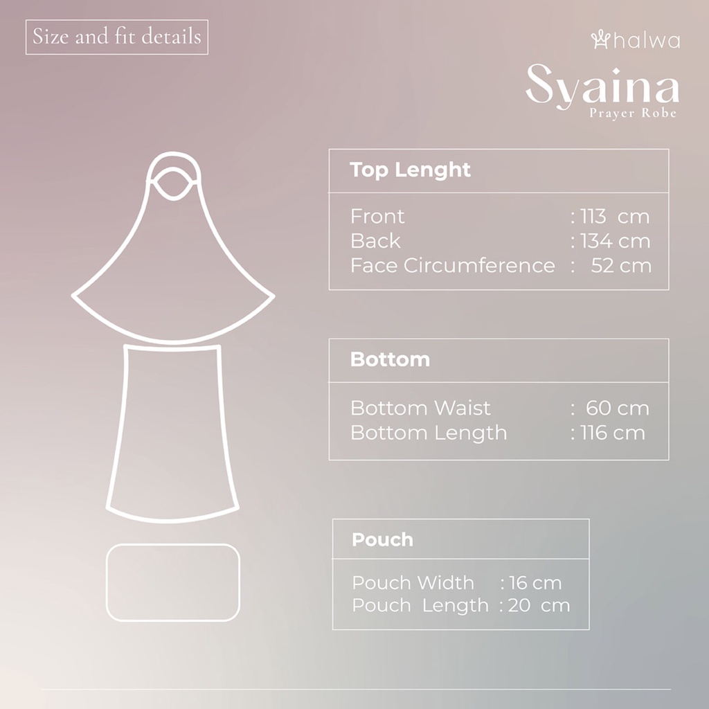 Syaina Blush Prayer Robe