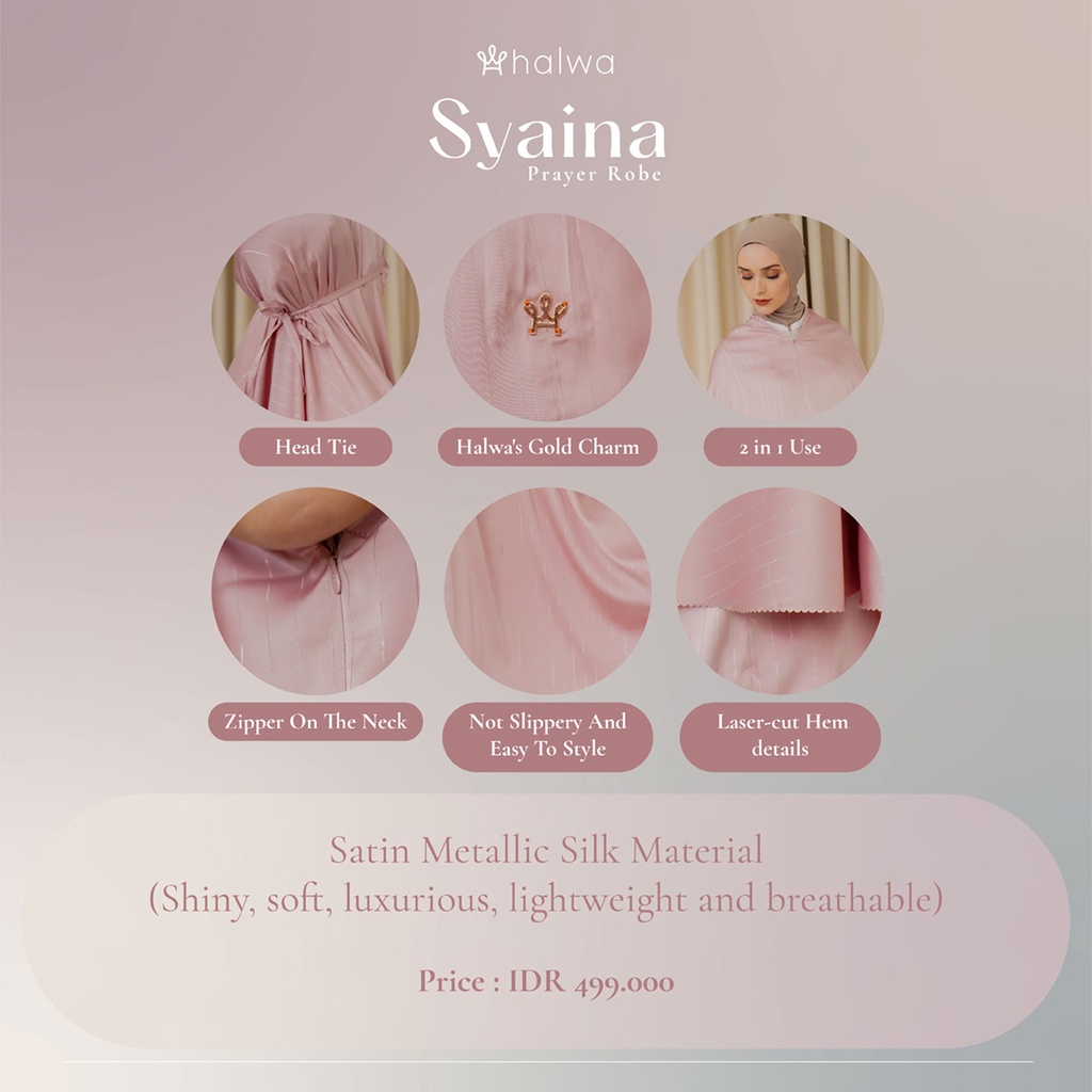Syaina Blush Prayer Robe