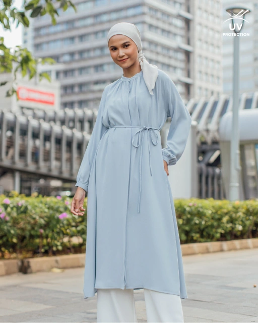 Image of BENITA MIDI DRESS - SHADESBLUE