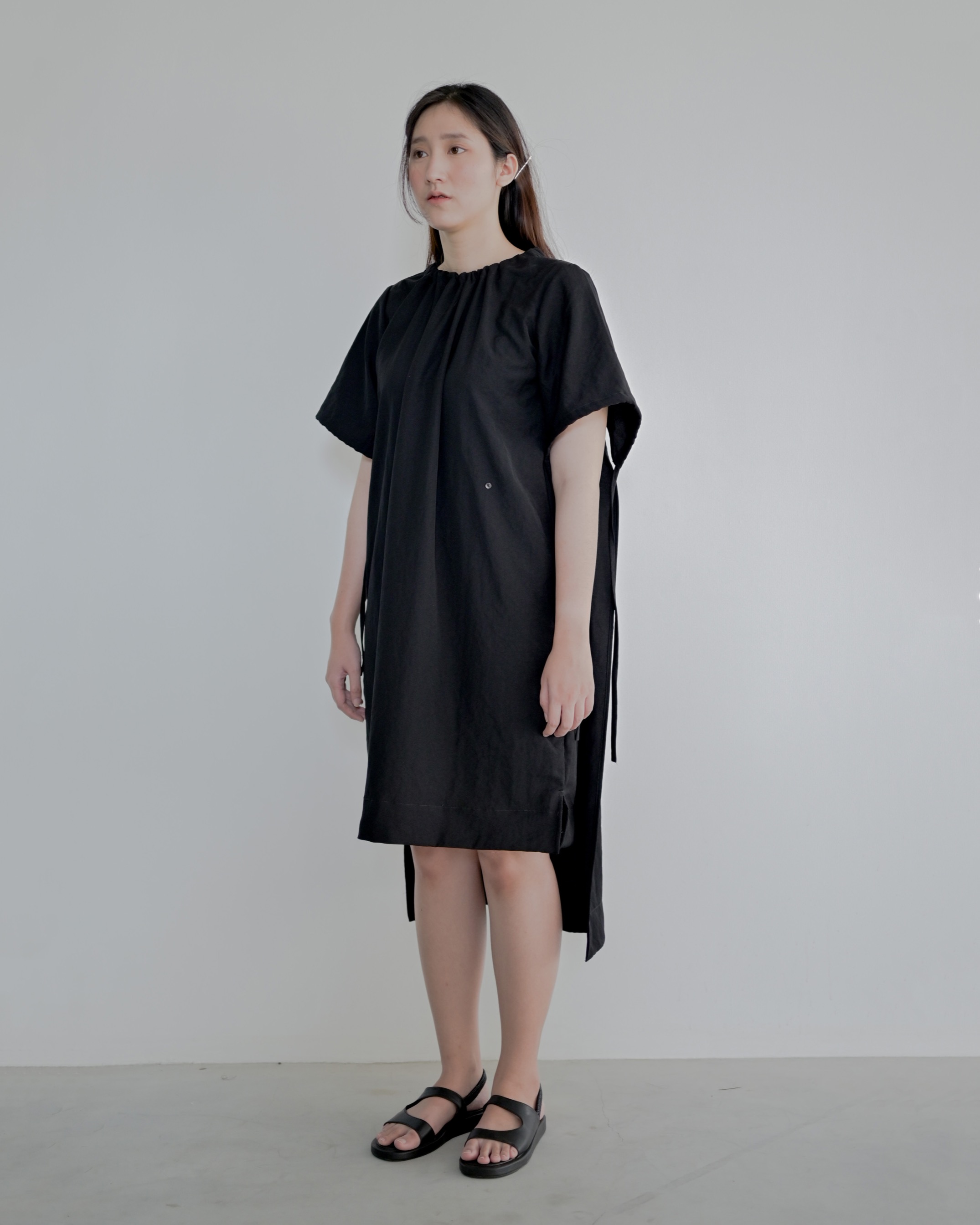 Holey Dress Black